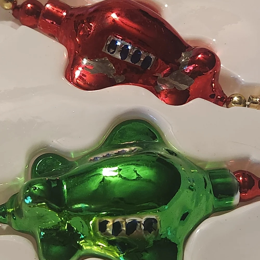 Christopher Radko-Style Vintage Glass Airplane Garland Dayton Hudson Pre TARGET
